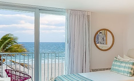 room by beach
