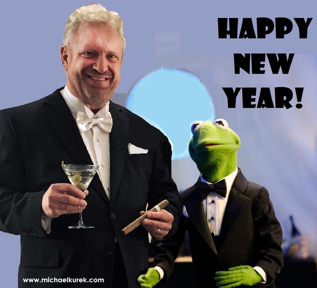 MK and Kermit Happy New Year
